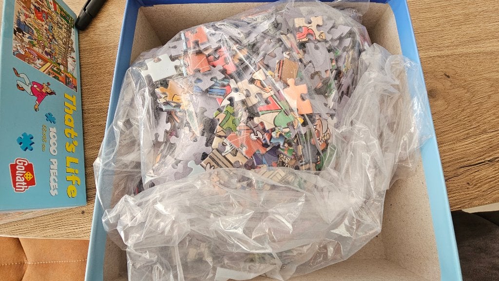 Puzzel 999 st - That's Life (1,00 €), Ophalen, 500 t/m 1500 stukjes, Zo goed als nieuw, Legpuzzel