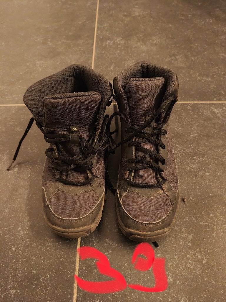 Wandelschoenen 39, Vêtements | Hommes, Enlèvement ou Envoi, Porté, Noir, Quechua