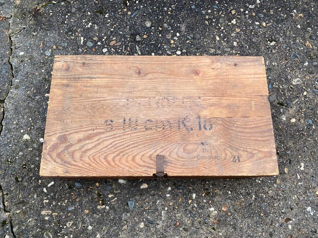 Duitse munitie kist, Verzamelen, Ophalen, Landmacht, Kist of Geocache