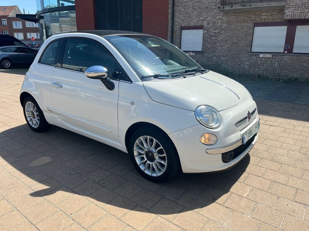 Fiat 500 1.2i Pop, Auto's, Voorwielaandrijving, Wit, 3 cilinders, Onderhoudsboekje