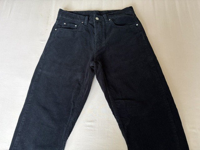 Ribfluwelen Broek Carhartt, Kleding | Heren, Zwart, Carhartt, Ophalen of Verzenden, Zo goed als nieuw