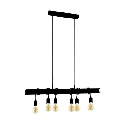 Nieuwe hanglamp met 6 lichtpunten, Ophalen, Nieuw, E27 (groot), Metaal