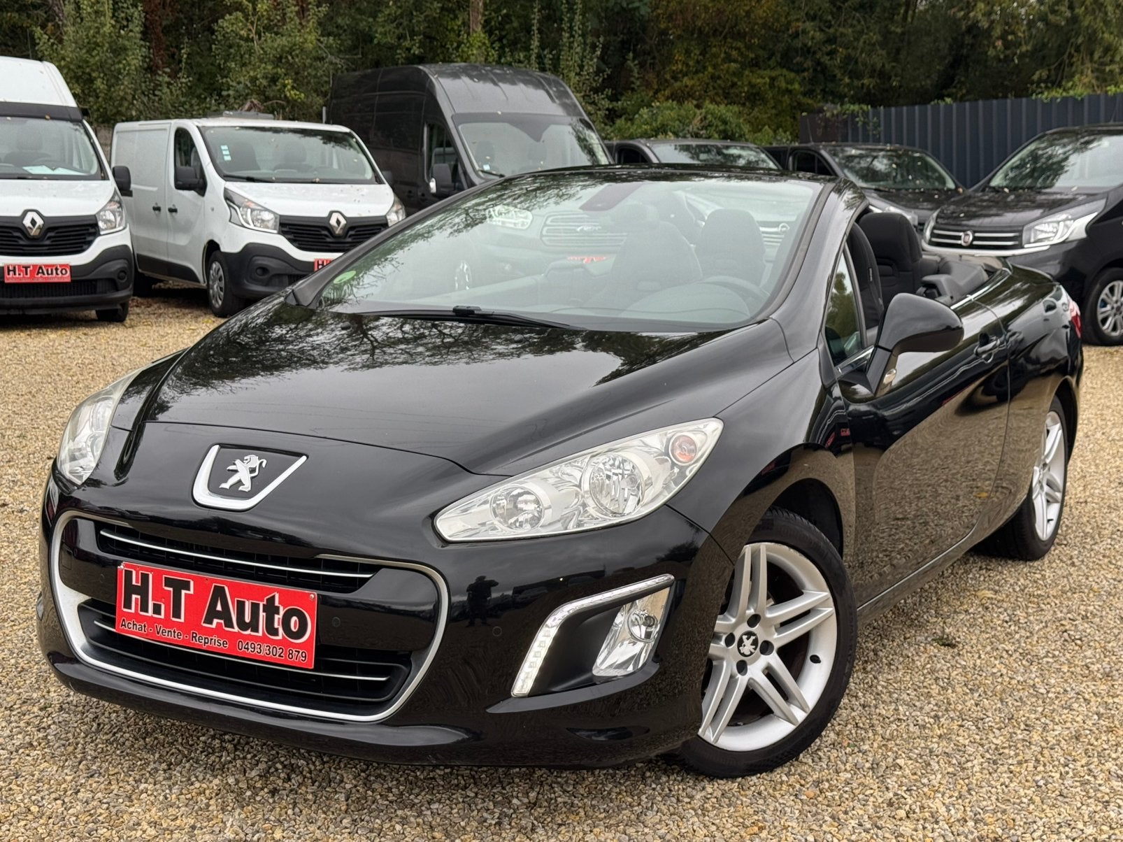Peugeot 308 CC 1.6 e-HDI/Nieuwstaat/Airco/Complete notebook, Auto's, Voorwielaandrijving, Stof, 4 cilinders, Cabriolet