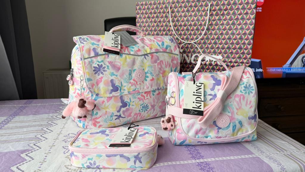 Kipling ensemble, Handtassen en Accessoires, Tassen | Schooltassen, Ophalen of Verzenden, Nieuw