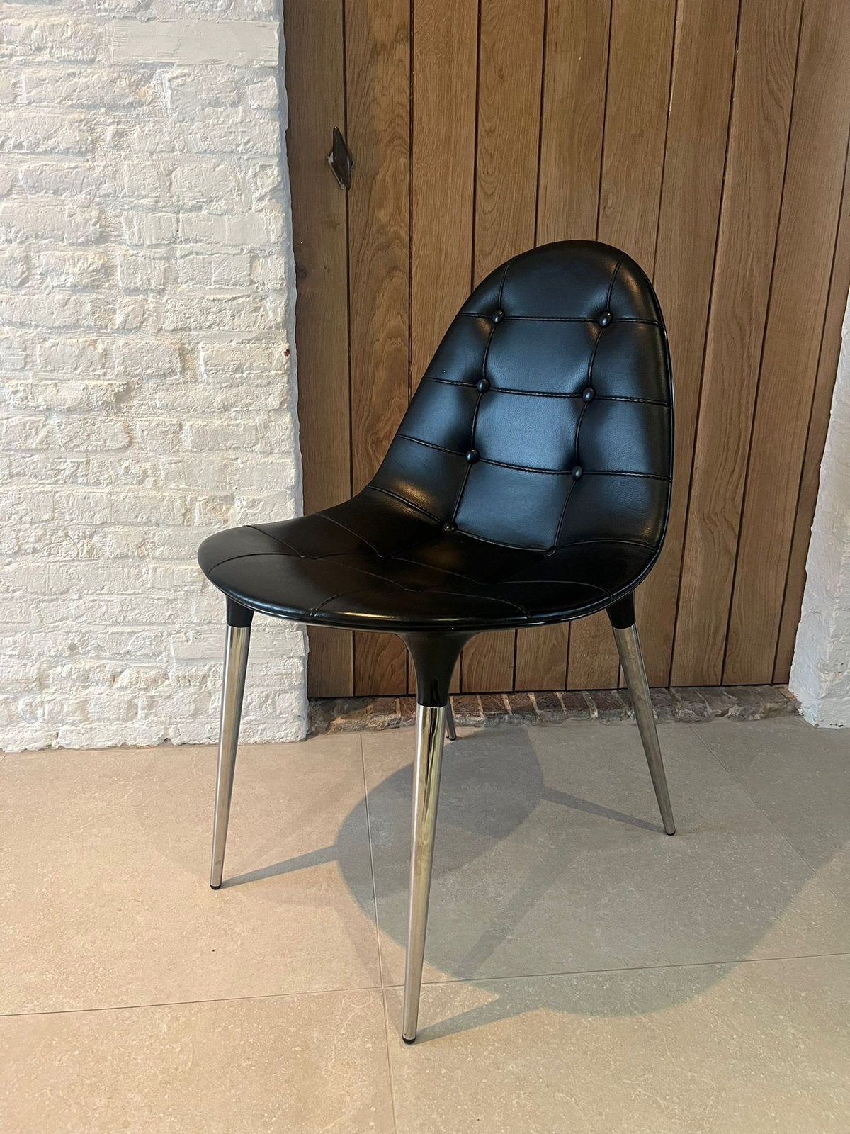 245 Caprice - Stoel - Philippe Starck - 8 stuks, Huis en Inrichting, Stoelen, Zo goed als nieuw, Vier, Leer, Ophalen