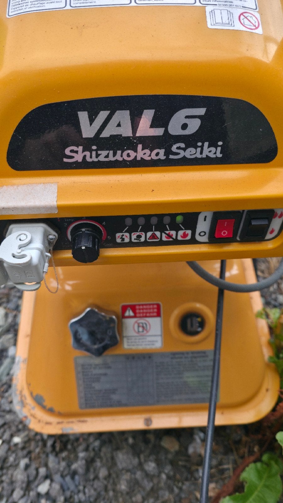 Chauffage mobile Shizuoka Seiki, Enlèvement