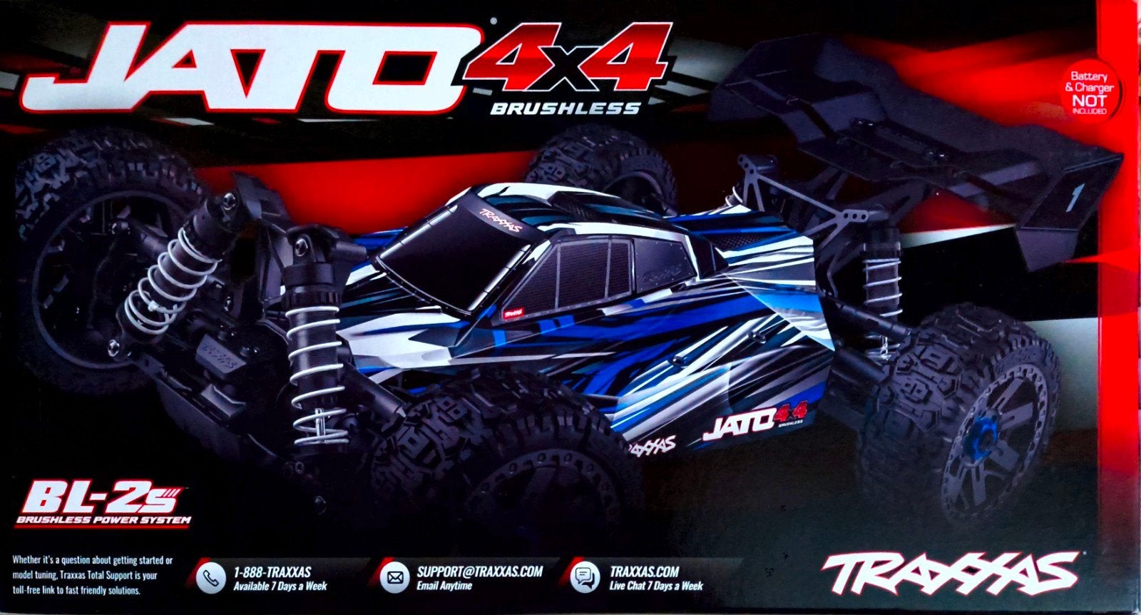 vend traxxas jato rtr neuf sous garantie, Neuf, Voiture on road, Enlèvement, Électro