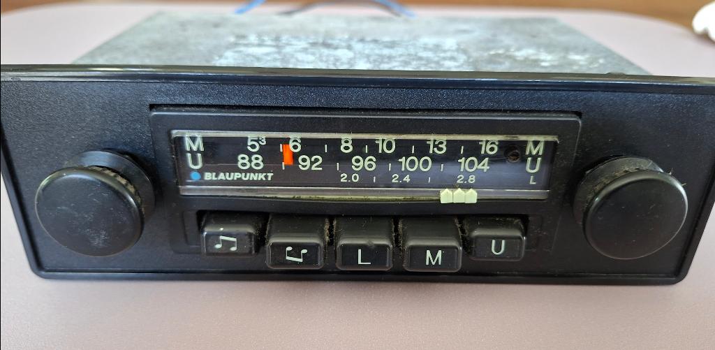 vintage autoradio Blaupunkt Mannheim L, Ophalen, Gebruikt