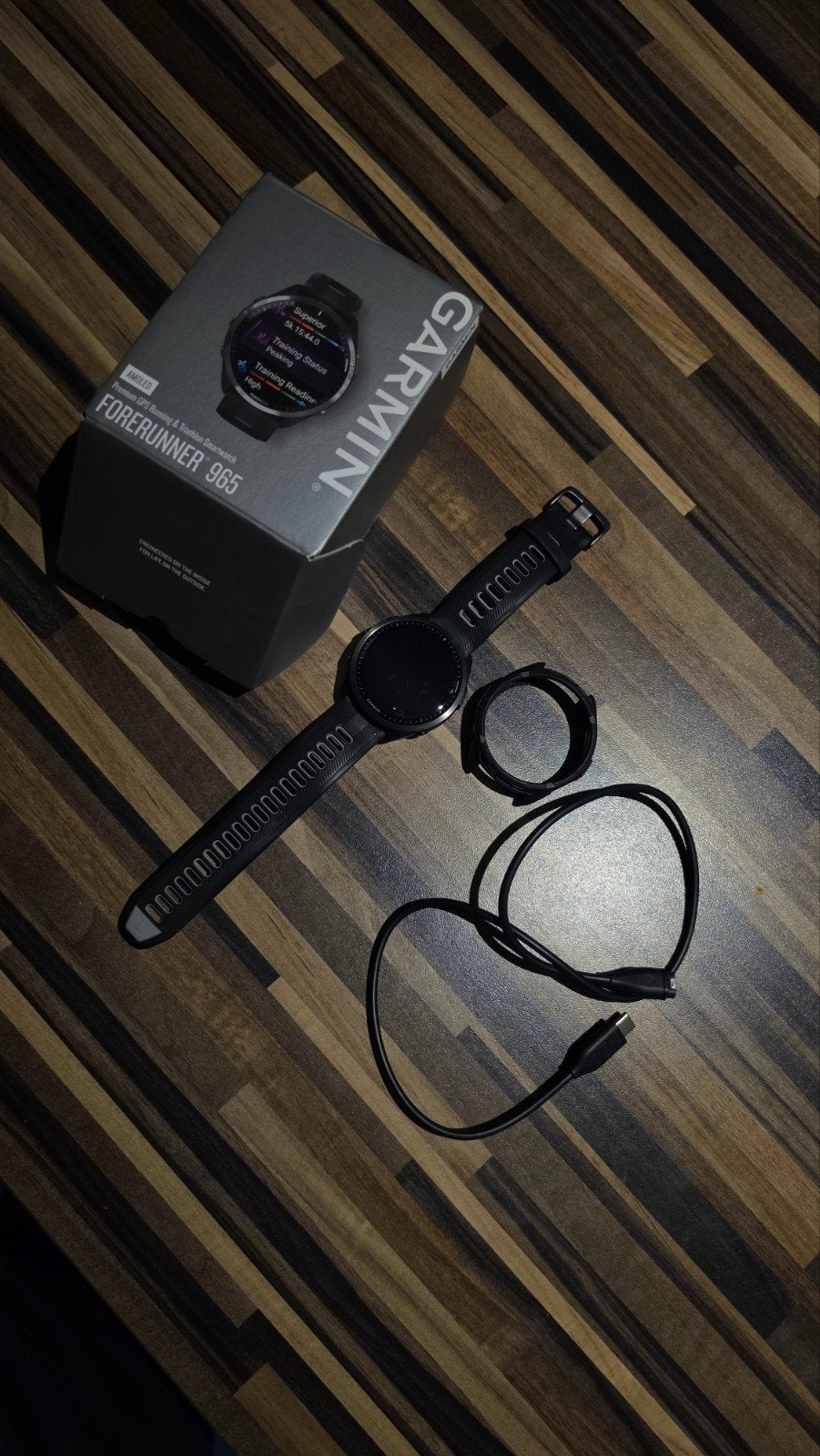 Garmin Forerunner 965, Étanche, Enlèvement, Garmin Forerunner 965, Noir