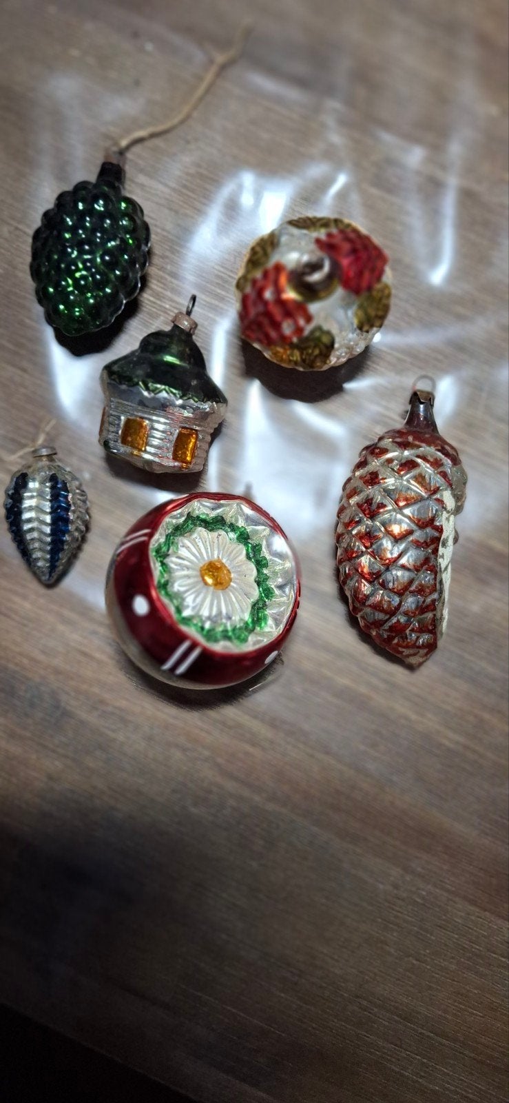 oude kerstballen verschillende kleuren, Diversen, Ophalen, Gebruikt