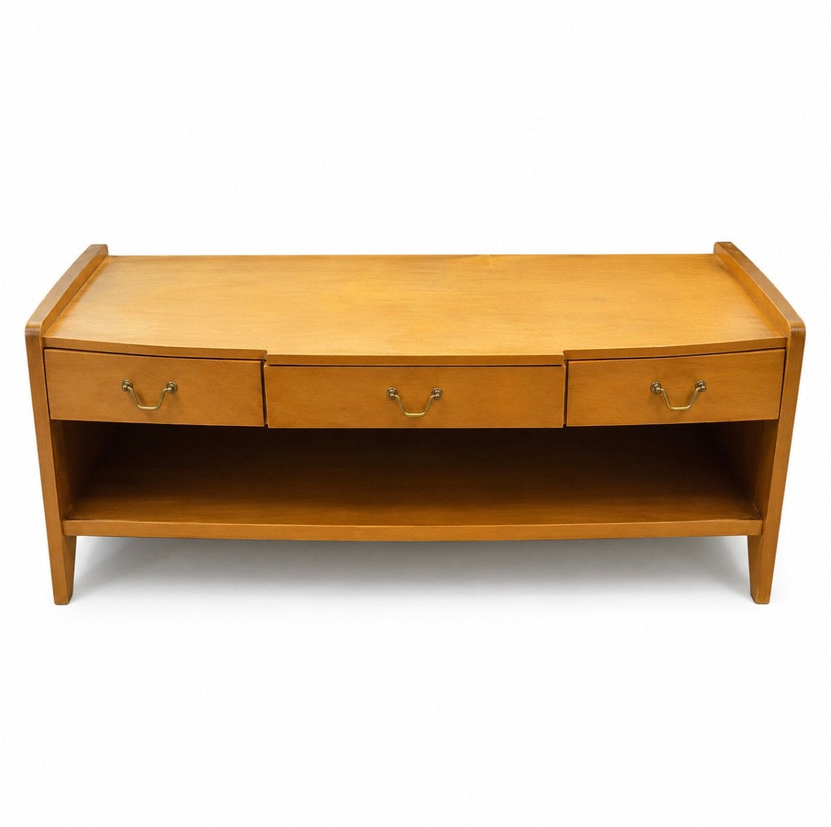 Meuble de rangement en bois – 3 tiroirs + niche ouverte, Maison & Meubles, Armoires | Commodes, Enlèvement, Comme neuf