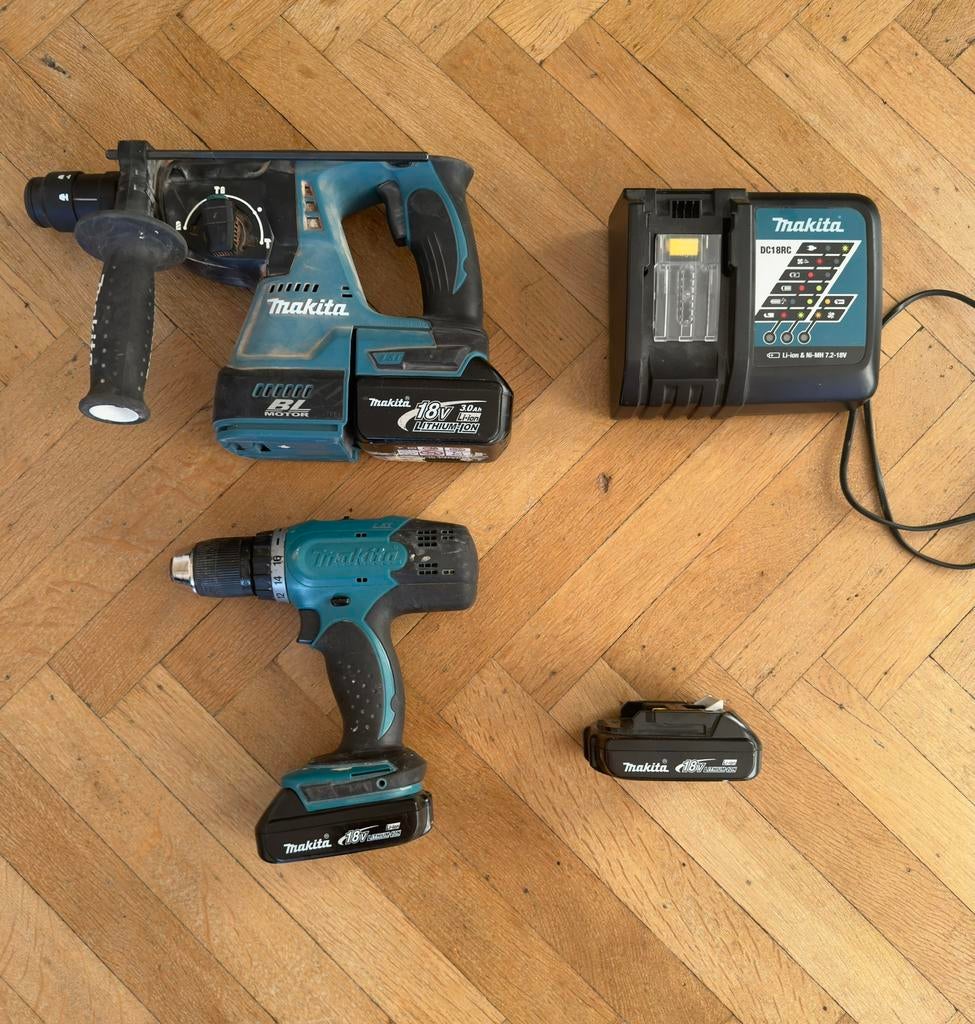 Makita boor en klopboor, Ophalen, Gebruikt, Boormachine