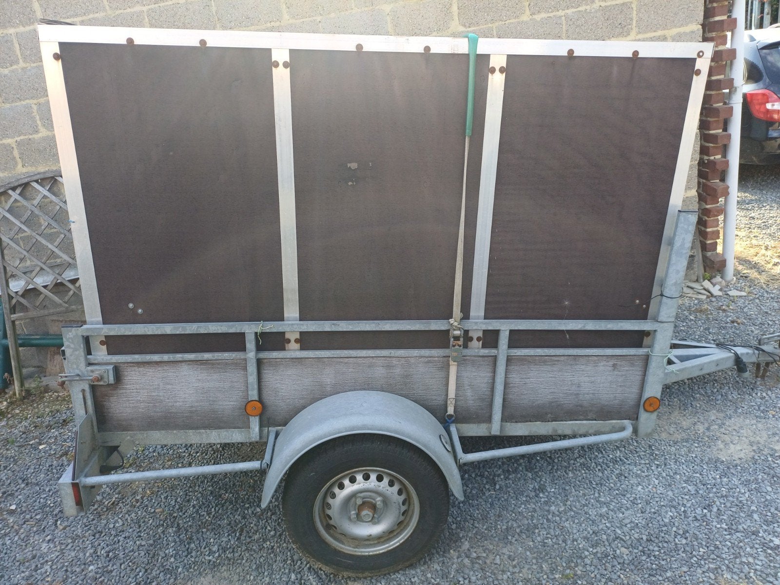 aanhangwagen 500kg, Ophalen, Gebruikt