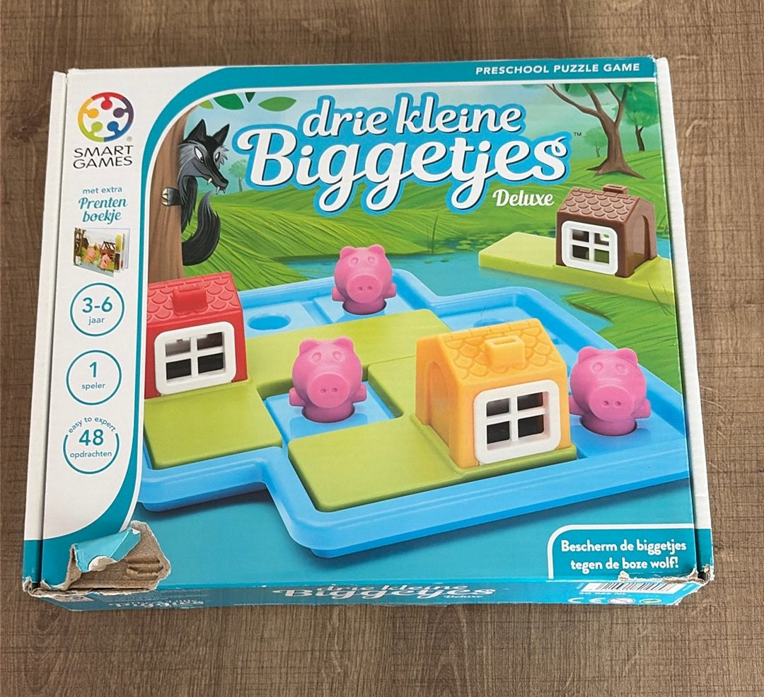 Smart Games - Drie kleine biggetjes, Ophalen, Zo goed als nieuw