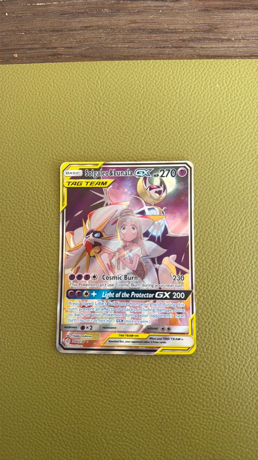 Verzamelkaart TAG TEAM GX Full Art Trainer-kaart met Lillie, Ophalen, Zo goed als nieuw