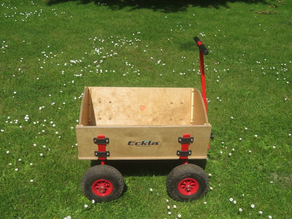 Chariot en bois Eckla, Enlèvement, Utilisé, Jouet à Pousser ou Tirer