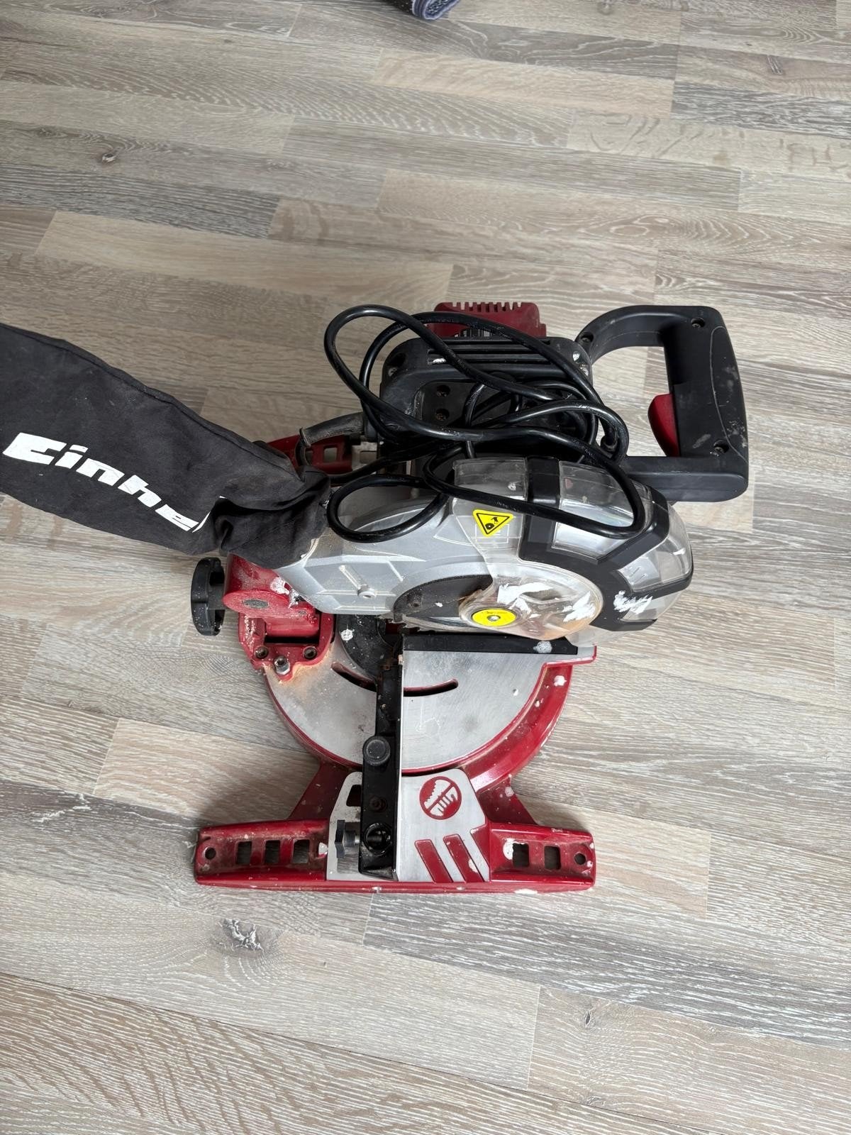 Einhell afkortzaag / verstekzaag met stofzak, Ophalen, Zo goed als nieuw, 600 tot 1200 watt, Afkortzaag