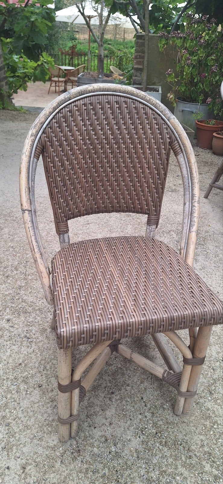 terras stoel 21x, Ophalen, Rotan
