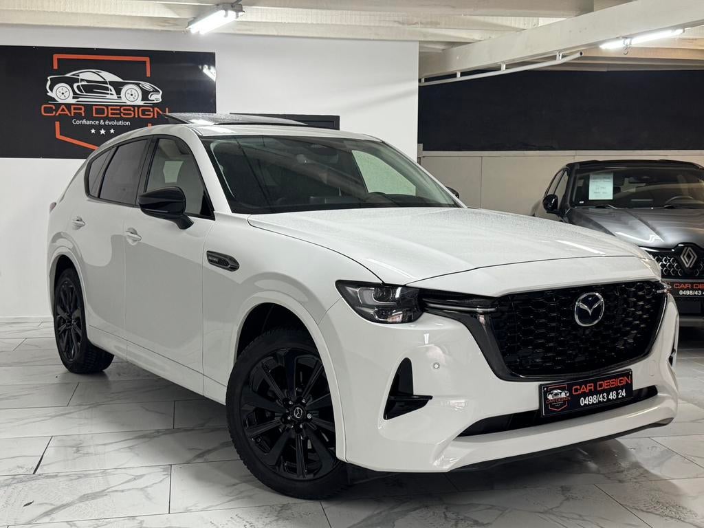 Mazda CX-60 / 3.3d hybrid / 2023 / 59.000km / full options.., Auto's, Automaat, Wit, Bedrijf, 3283 cc