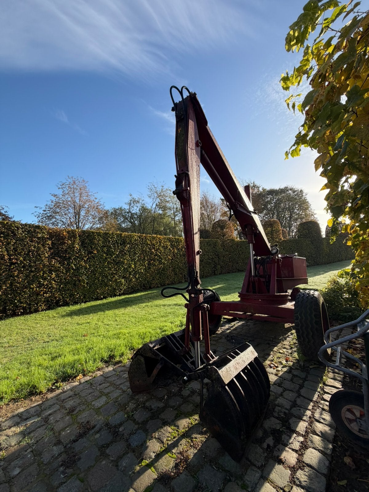 Grande grue à lisier, Enlèvement