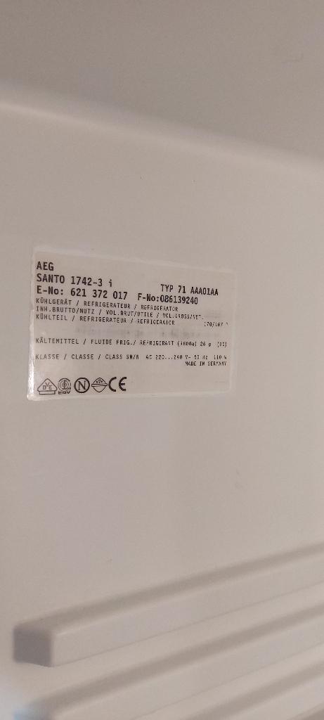 inbouwfrigo, Classe énergétique A ou plus économe, 85 à 120 cm, Sans bac à congélation, Enlèvement