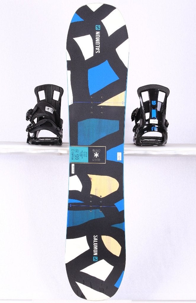 Snowboard 120 cm pour enfants SALOMON EL CAPITAN 2023, noir, Envoi, Utilisé, Planche