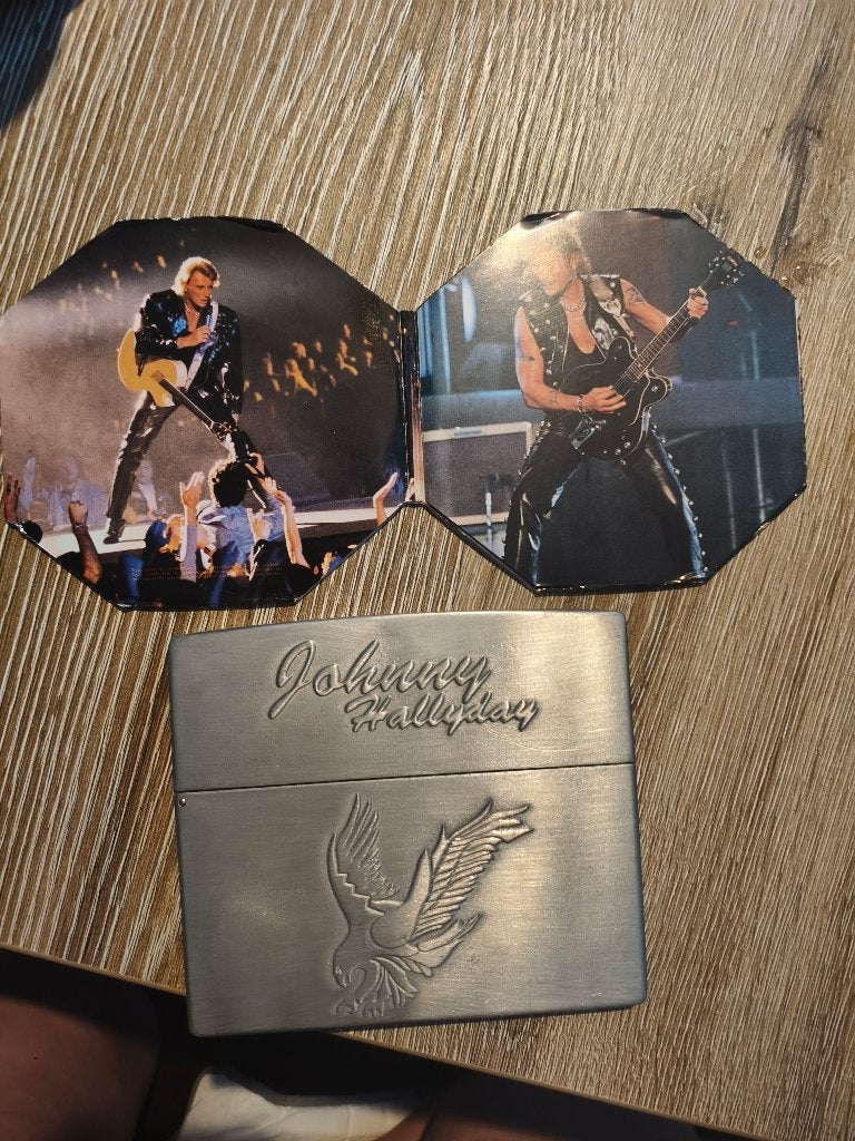Johnny Hallyday Lorada Tour Zippo, Cd's en Dvd's, Gebruikt, Boxset, Ophalen of Verzenden, Inclusief boekje