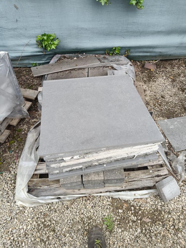 Keramische tegel, megategel, tuintegel, terrastegel, Ophalen, Keramiek, Nieuw, 5 tot 10 m²