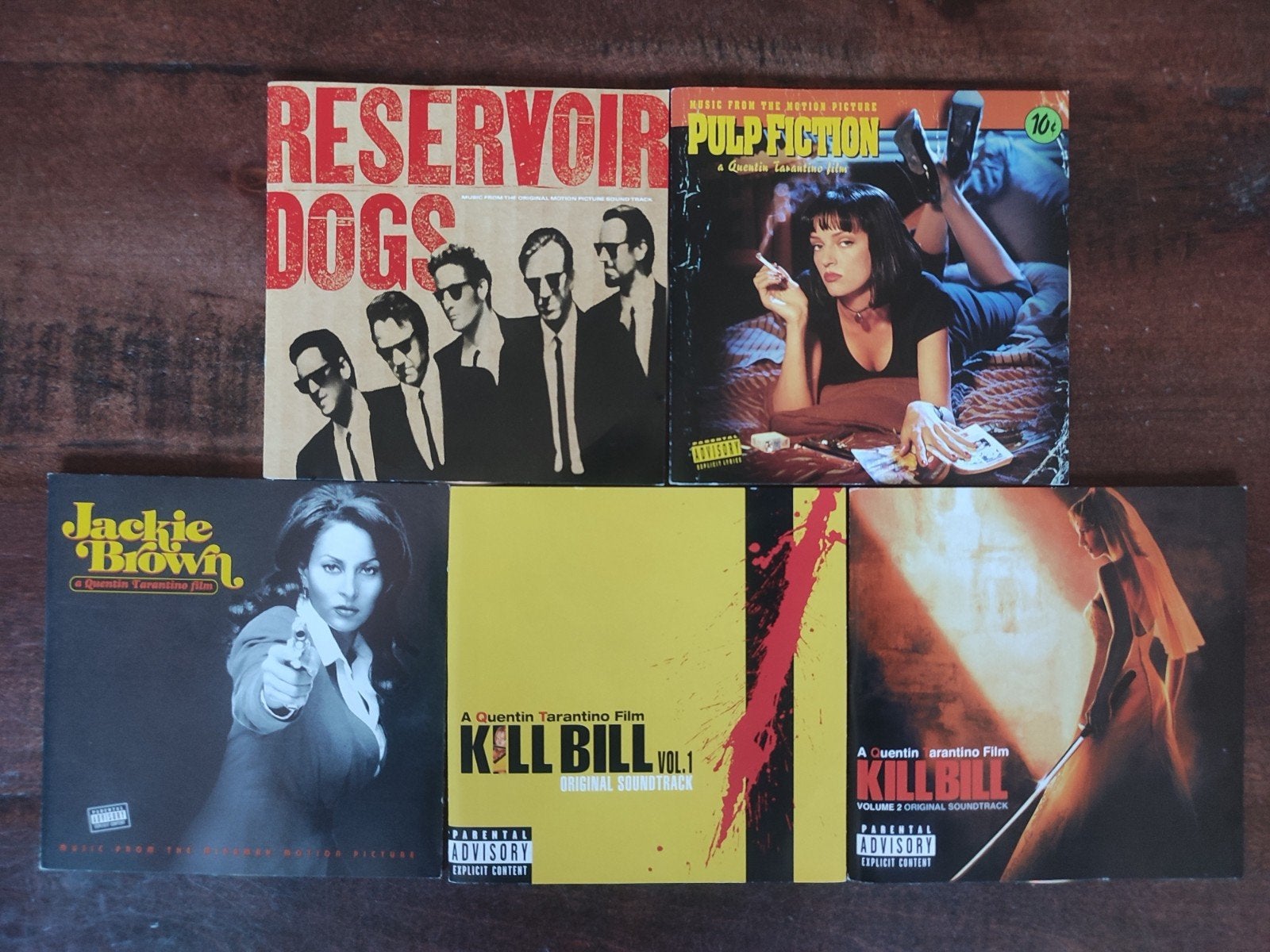 5xCD : QUENTIN TARANTINO (CD+livret incrusté, sans boîte/dos, Enlèvement ou Envoi