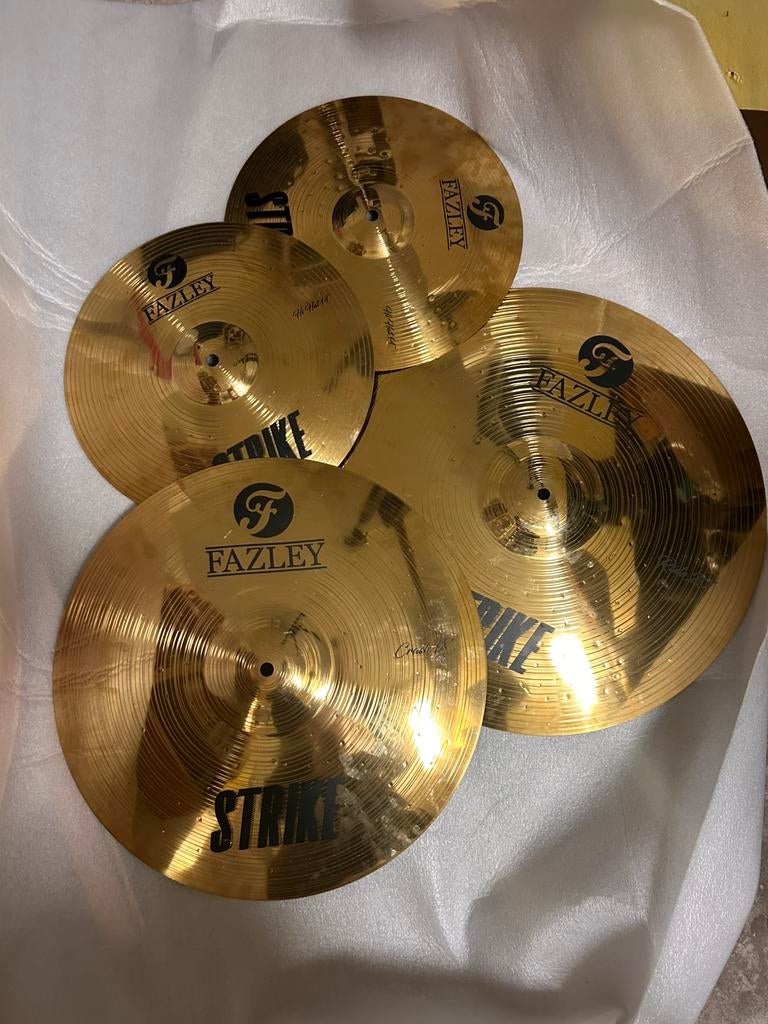 Fazley strike cymbalen set, Muziek en Instrumenten, Ophalen, Zo goed als nieuw