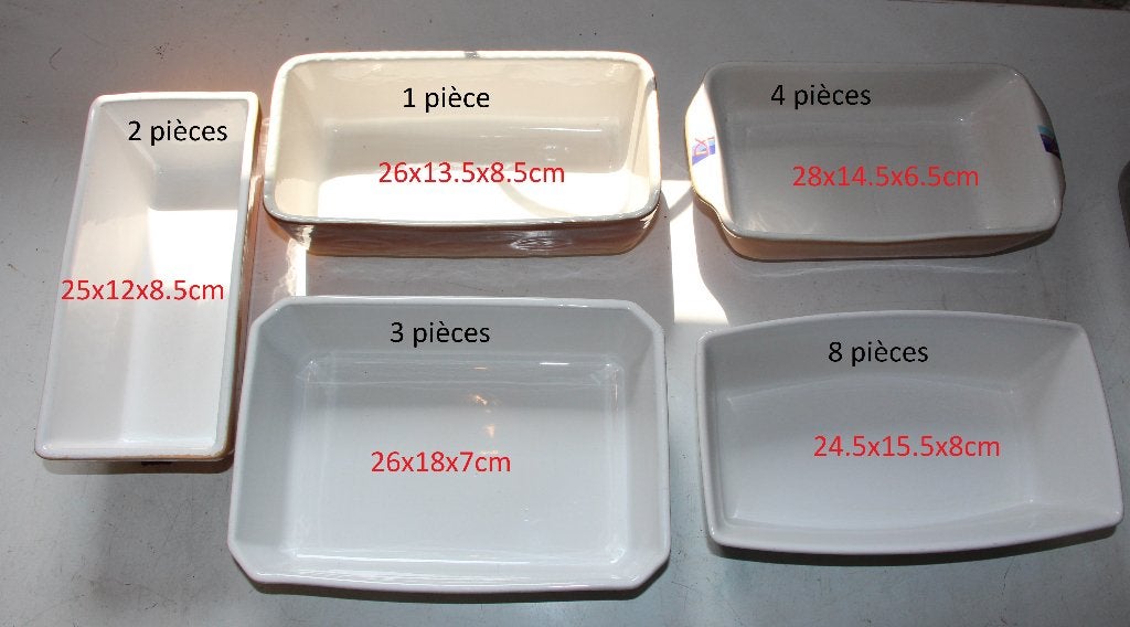 Plats pour le four, Maison & Meubles, Enlèvement, Comme neuf, Porcelaine