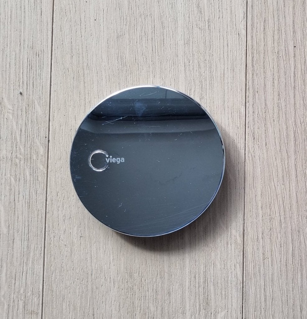 Couvercle chromé Viega Tempoplex (115 mm), Enlèvement ou Envoi, Neuf, Chrome, Douche