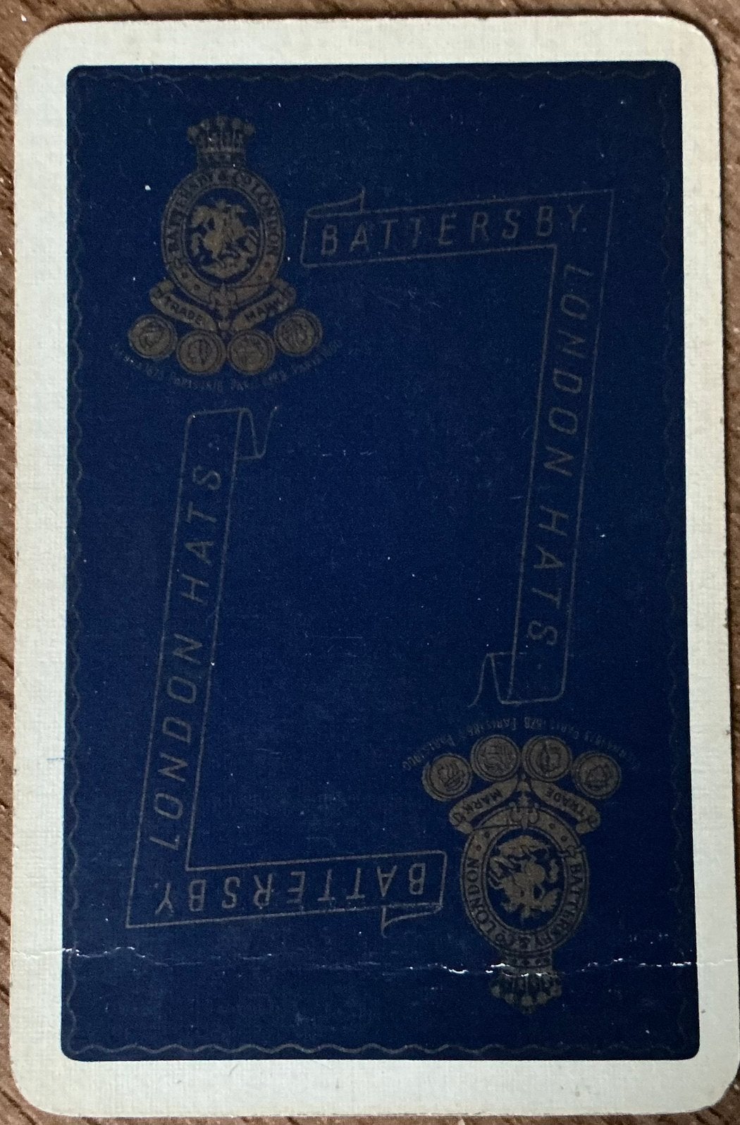 Speelkaart BATTERSBY LONDON HATS, Ophalen of Verzenden, Zo goed als nieuw, Speelkaart(en)