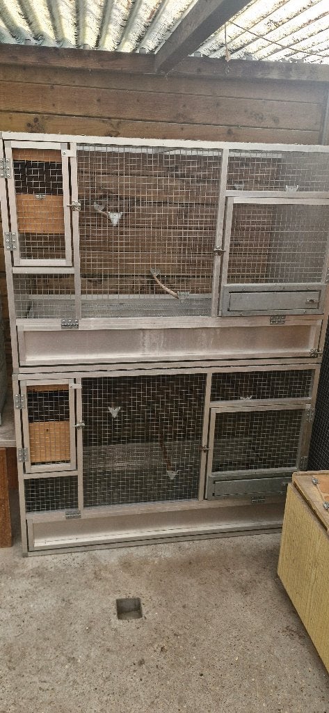 Kweekkooi 2stuks, Ophalen, Gebruikt, Aluminium, Broedkooi of Kweekkooi