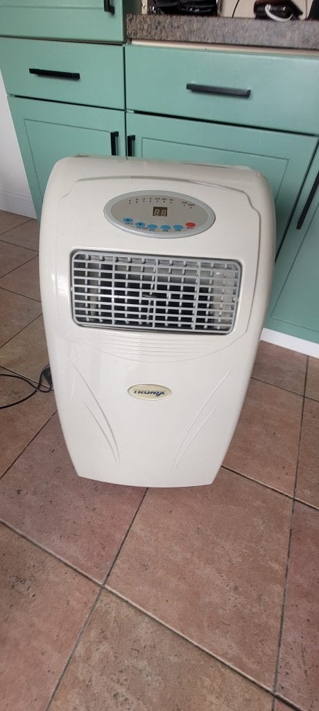 airco te koop, Ophalen, Gebruikt, Minder dan 60 m³, 2 snelheden