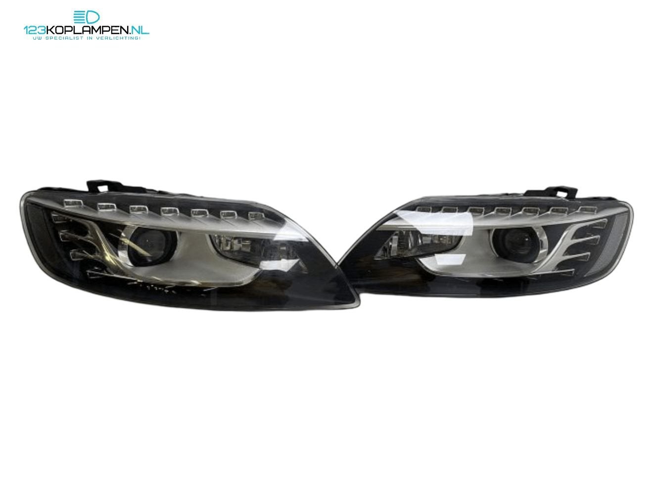 Audi Q7 4L Bi-Xenon Led koplamp koplampen links rechts, -, Audi, Utilisé, -