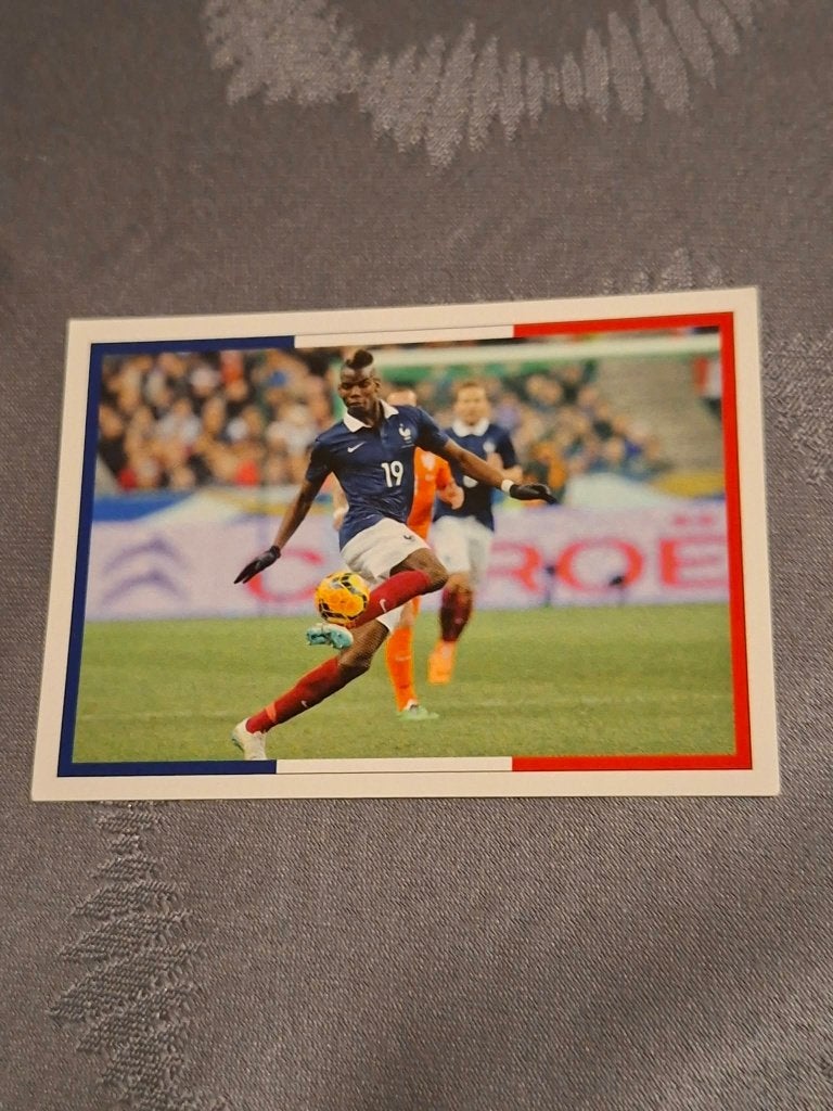 Panini / Sticker : Paul Pogba / Frankrijk, Ophalen of Verzenden, Nieuw, Poster, Plaatje of Sticker