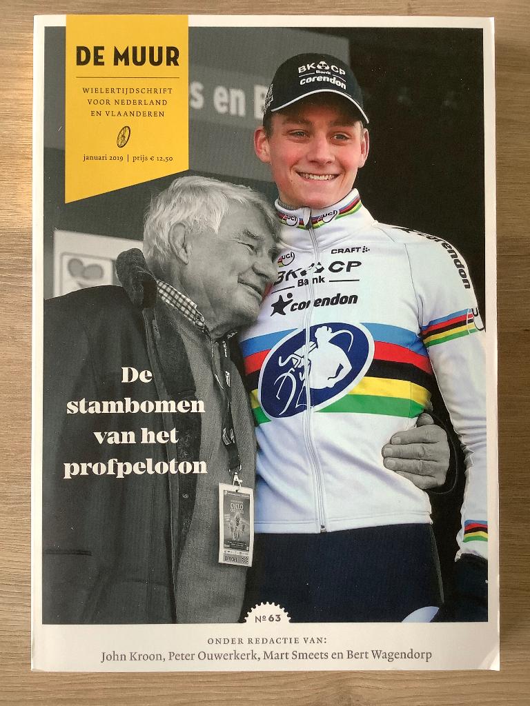 Magazine Wielrennen ‘ De Muur ‘ januari 2019 - nummer 63, Ophalen of Verzenden, Zo goed als nieuw, Diverse auteurs, Lopen en Fietsen