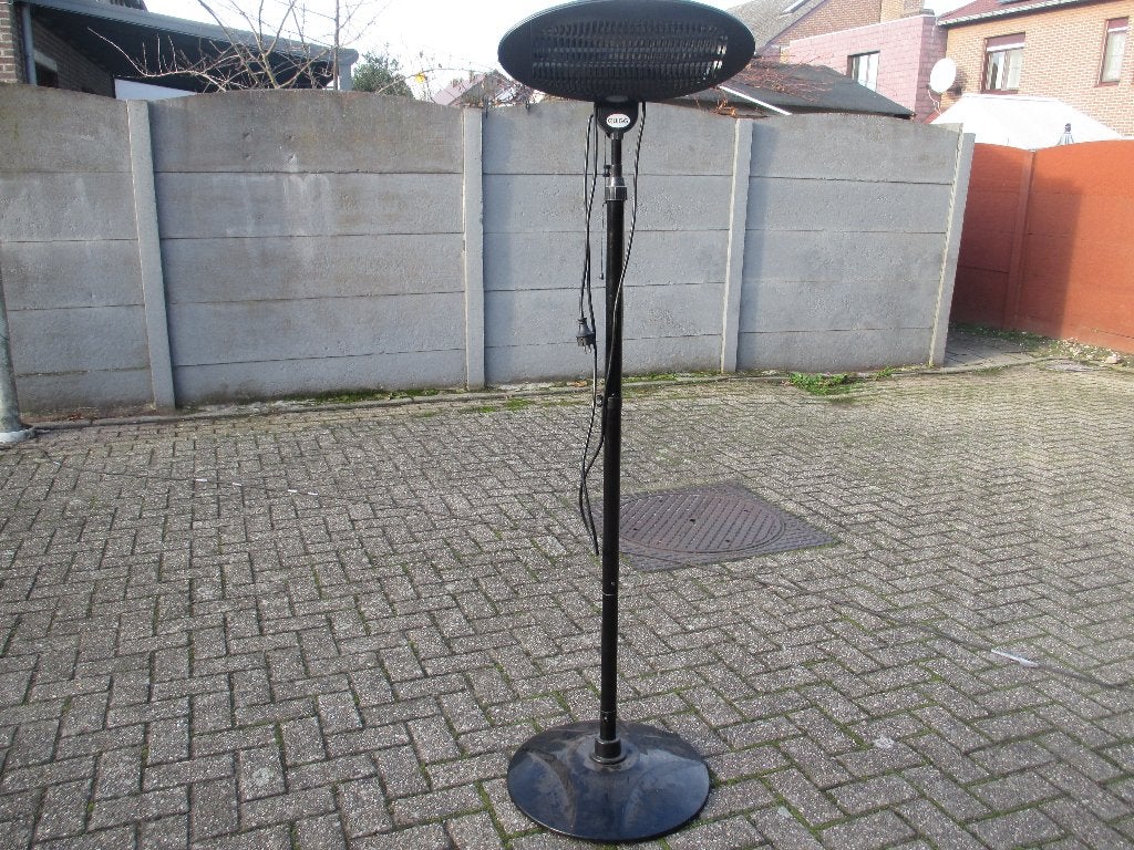 terrasverwarmer elektrisch op statief,3standen, Jardin & Terrasse, Enlèvement, Comme neuf, Électrique, Mur