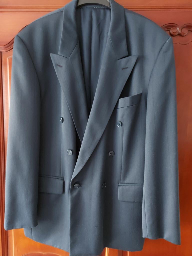 Herenkostuum blauw van Geerits - grote maat, Kleding | Heren, Kostuums en vesten, Ophalen, Zo goed als nieuw, Blauw