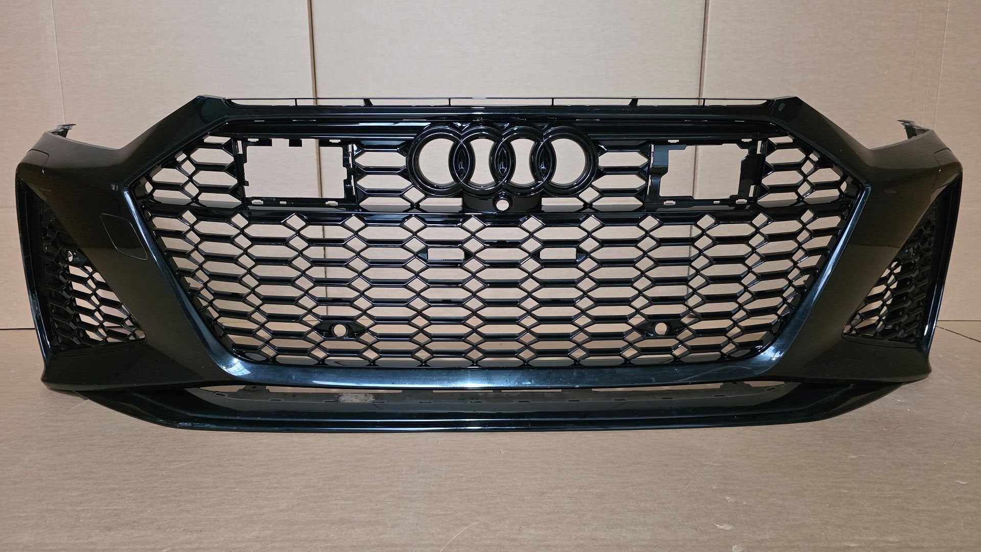 Voorbumper Audi A6 C8 4K RS6 RS7 6xPDC KLS ORIGINEEL BUMPER, Gebruikt, -, Voor, Bumper