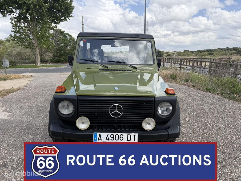 Mercedes-Benz 240 GD Cabriolet | 1979 | Route 66 Auctions, Zwart, Mercedes-Benz, Bedrijf, Handgeschakeld