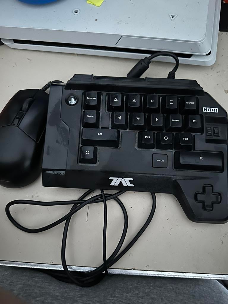 Mini clavier PlayStation et souris, Clavier gamer, Comme neuf, Enlèvement, Autres dispositions