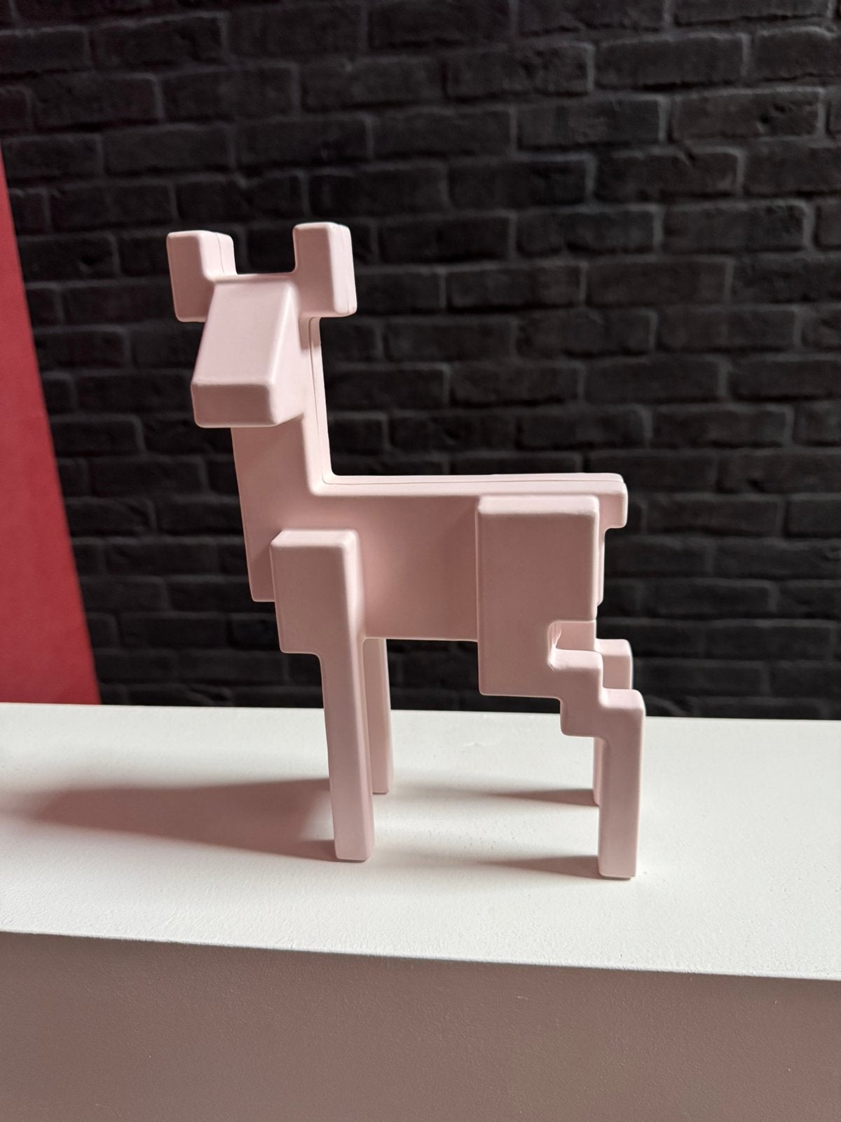 Roze hert by Monika Mulder IKEA, Antiek en Kunst, Ophalen, Roze
