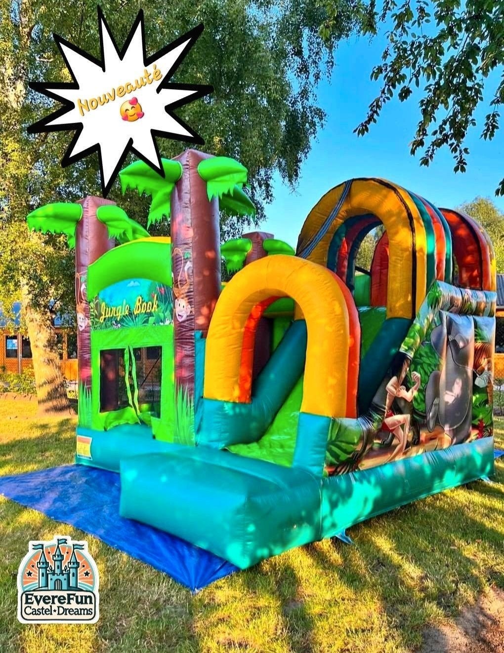 Location château gonflable " Jungle "