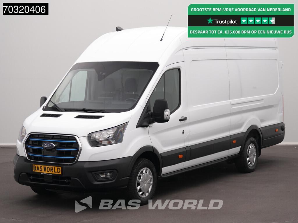 Ford Transit 185pk Elektrisch 68kWh 317km WLTP L4H3 Hoog Dak, Auto's, Bestelwagens en Lichte vracht, Automaat, Stof, Gebruikt
