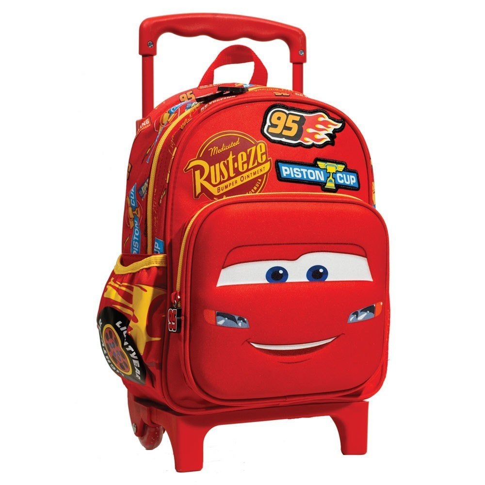 Disney Cars Trolley Rugzak - Lightning McQueen Kinderkoffer, Wieltjes, Nieuw, Minder dan 50 cm, Ophalen of Verzenden