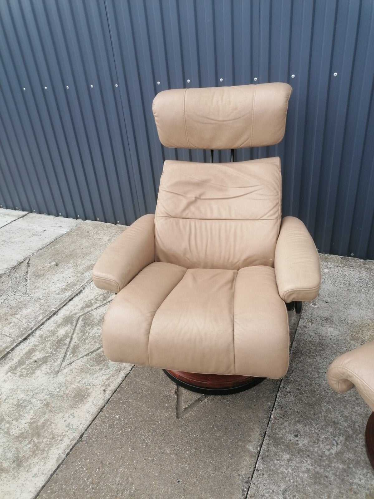 Stressless relaxfauteuil, Huis en Inrichting, Ophalen, Leer