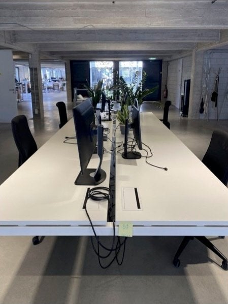 Office Island Desks, Huis en Inrichting, Bureaus, Ophalen, Zo goed als nieuw, Industrieel, Duo-bureau