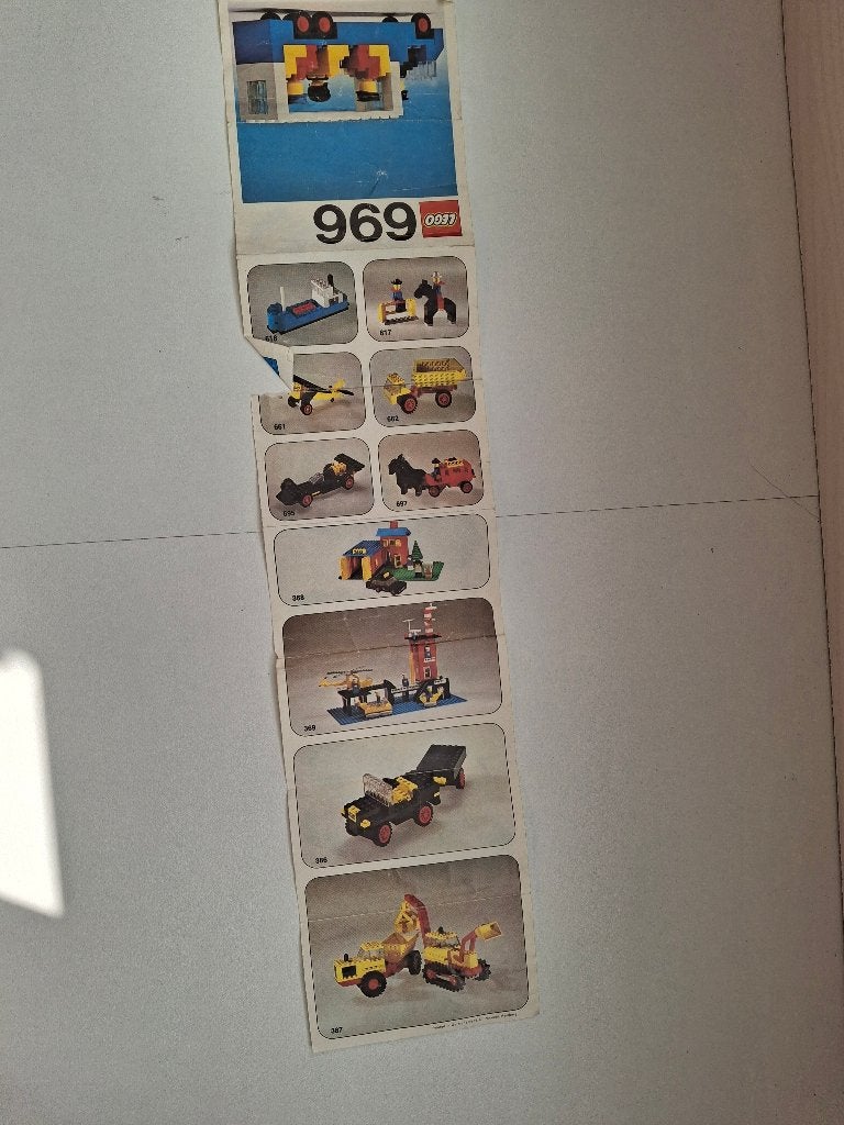 Lego 696 ( 696-1 ) Bus Stop 1976 instructie, Ophalen of Verzenden, Meerdere sets, Lego, LEGOLAND